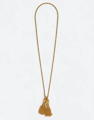 Thea Convertible™ Tassel Necklace - Antique Gold