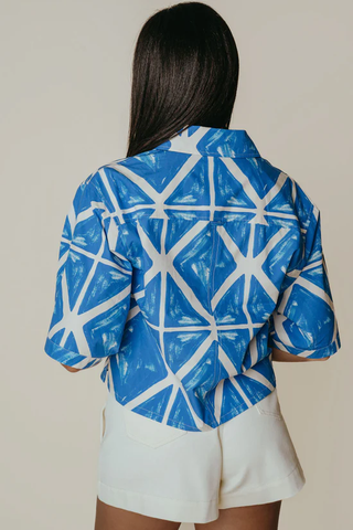 Maggie Top - Blue Tile