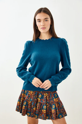 Kylie Skirt - Yellowstone Chicory Floral