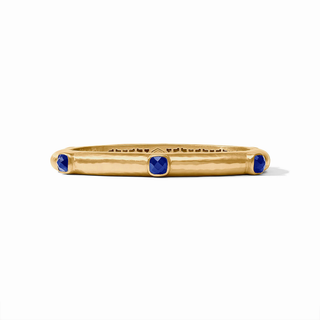 Catalina Stone Hinge Bangle - Gold