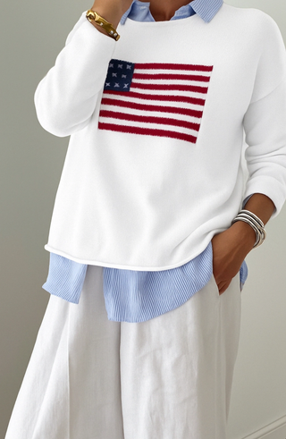 Light Weight Flag Sweater