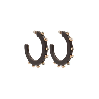 Large City Girl Jewel Hoops