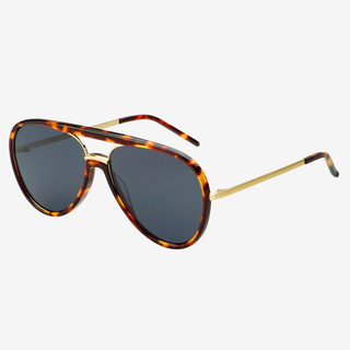 Shay Sunglasses - Tortoise / Solid Gray