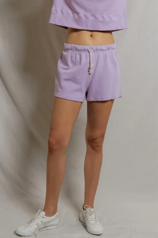 Layla - French Terry Sweat Shorts - Ultra Violet