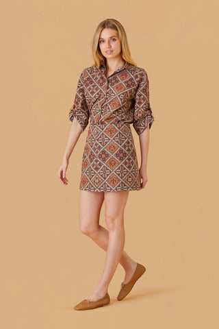 Delia Skirt - Chai Medallions
