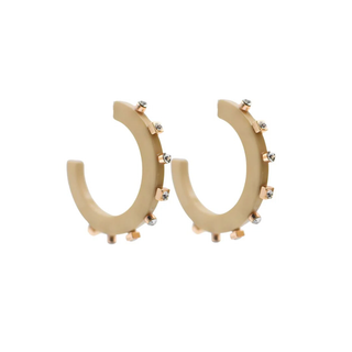 Large City Girl Jewel Hoops