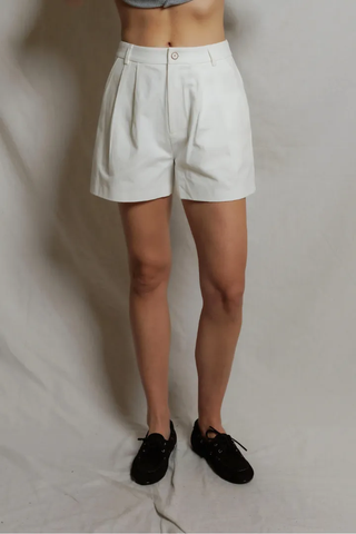 Mei Twill Shorts - White