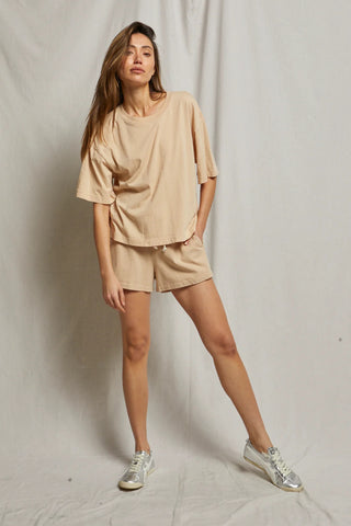 Gloria Supima Cotton T-Shirt - Sand Dune