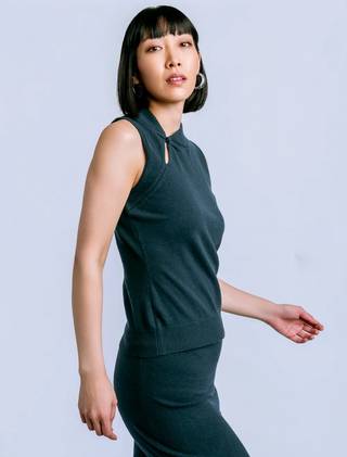 Yang Top - Pagoda Teal