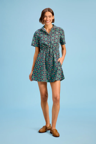 Summit Dress - Slate Mosaic