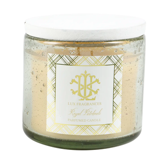 Lovers Lane 12 oz Clear Glass W/White Lid