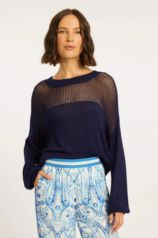 Mira	Peacoat Sweater - Navy