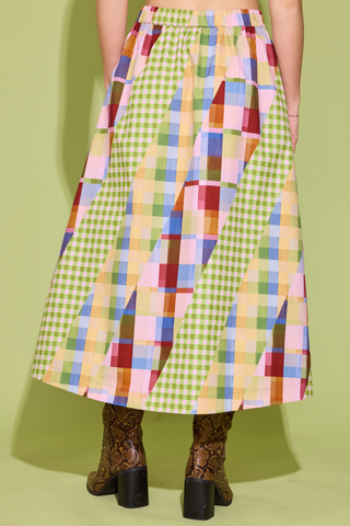Danny Skirt - Diagonal Check