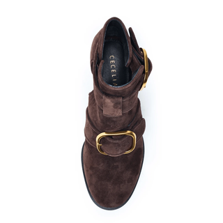 Niles Booties - Chocolate Suede