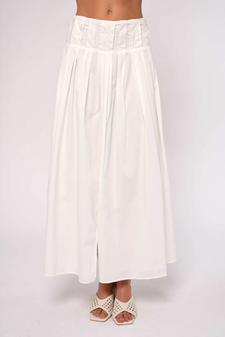 Cara Skirt - Bright White