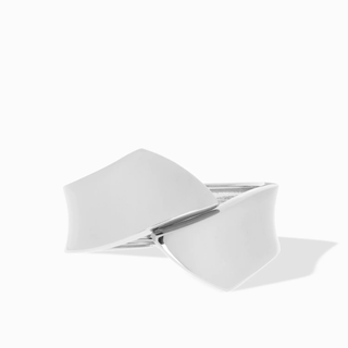 The Alexandra Overlap Cuff - Silver