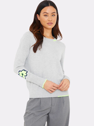 Pansy Floral Jumper - Chromium