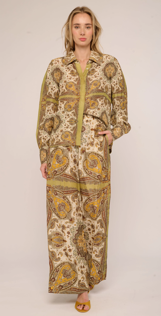 Jocelyn Pant- Kaleidoscope Scarf Print