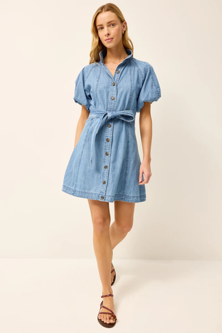 Esther Dress - Light Wash
