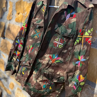 Patch Stitch Army Jacket - OS