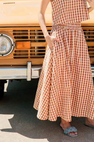 Pavilion Skirt - Field Check
