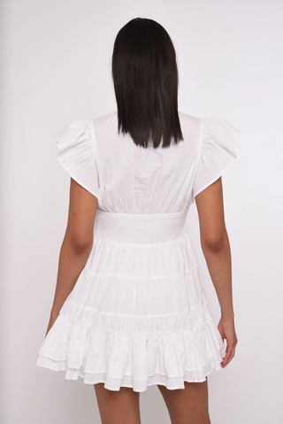 Madelyn Mini Dress - Bright White