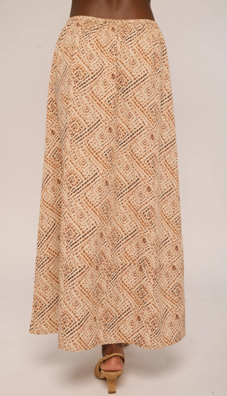 Madden Midi Skirt - Wuthering Winds Print