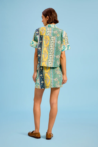 The Mini Skirt - Paisley Ribbon