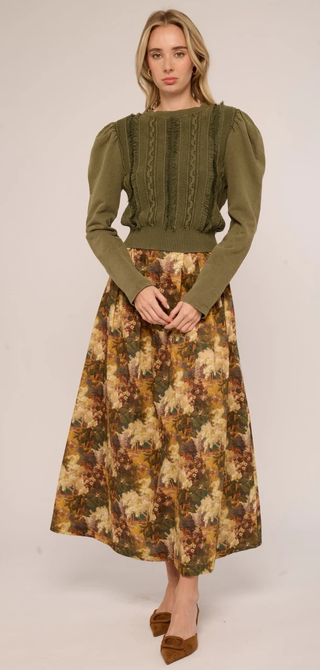 Liv Knit Pullover - Ivy Green