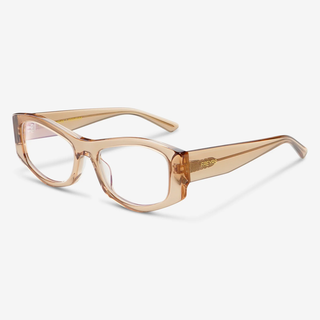 Jade Blue Light Reading Glasses - Tan