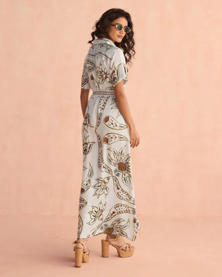 Amira Shirt Dress - Powder