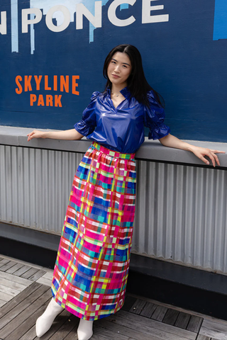 Daphne Skirt - Circus Plaid
