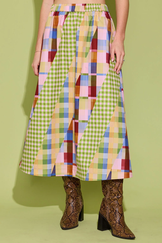 Danny Skirt - Diagonal Check