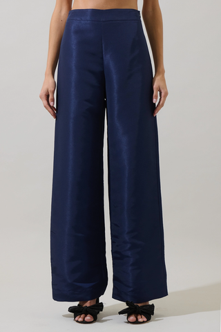 Hestia Wide Leg Pants - Navy