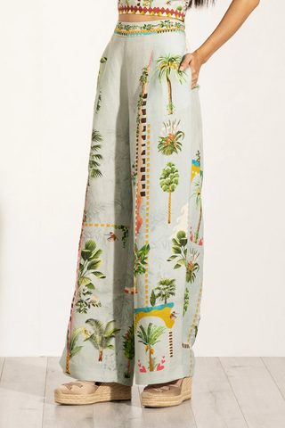 Lima Wide Leg Pant - Multi Color