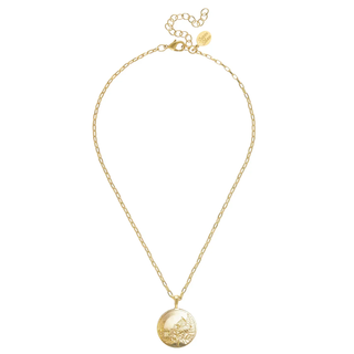 Tobacco Leaf Cable Necklace