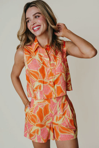 Paige Top - Caldera Blooms