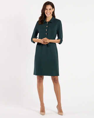Midge Dress - Pine Gold