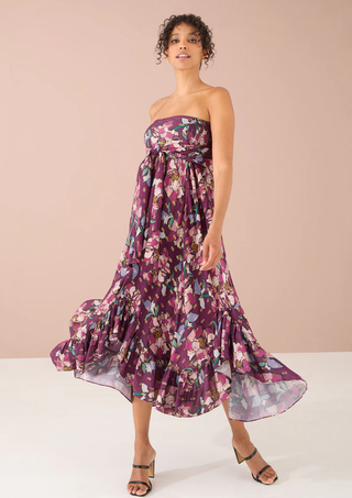 Dalia Skirt Dress - Cranberry