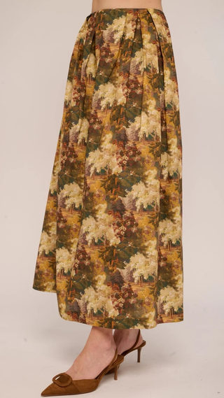Ridley Skirt - Autumn Arboretum Liberty Print