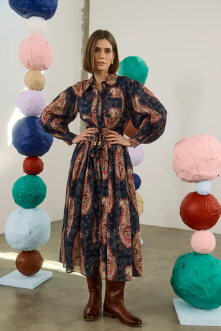 Tenley Dress - Twilight Paisley