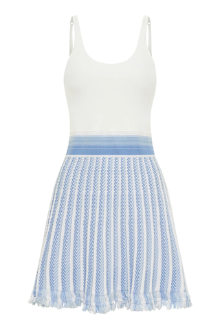 Bailey Dress - Fringe / Light Blue