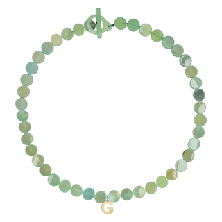 Coastal Confetti Necklace - Seafoam Green