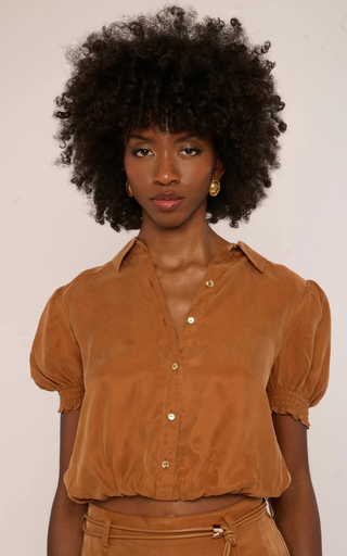 Faelyn Top - Cognac