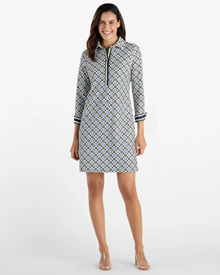 Naomi Dress - Birdseye Geo