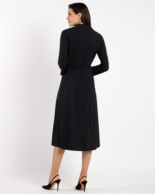 Delphine Dress Lightweight Jude Cloth - Black