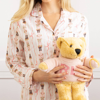 Nutcracker Ribbons Flannel Pj Set