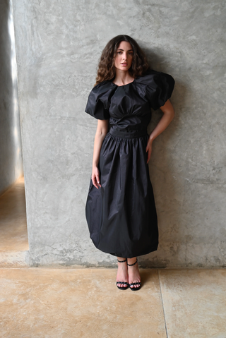 Ball Skirt - Stripe Taffetta