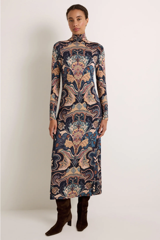 Paxton Dress - Saddle