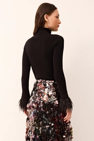 Tucker Top - Black Feather